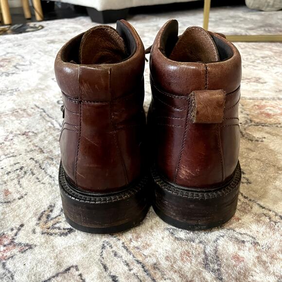VTG Pelle Pelle Marc Buchanan Y2K Brown Leather Chukka Boots MENS SZ 9 Chunky main image 9